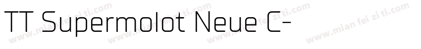 TT Supermolot Neue C字体转换